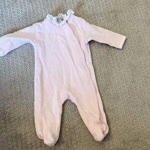 Charming Pink Baby Footie